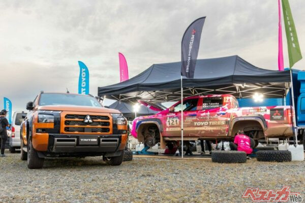 ラリーで得られた膨大なデータは、三菱開発陣が分析し、市販車のトライトンにフィードバックされる。実戦でしか得られない情報が、トライトンをより進化させる