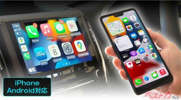 AppleカープレイやAndroidオートでは動画を視聴することができない