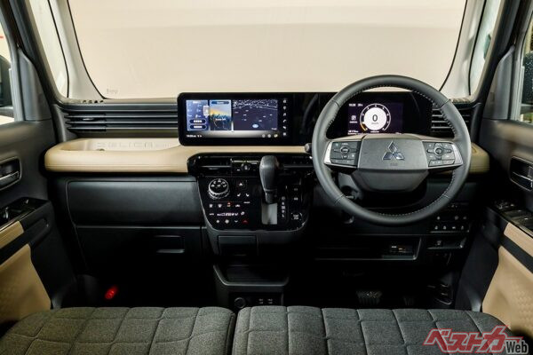新型デリカミニは、インテリアの質感が非常に高くなった