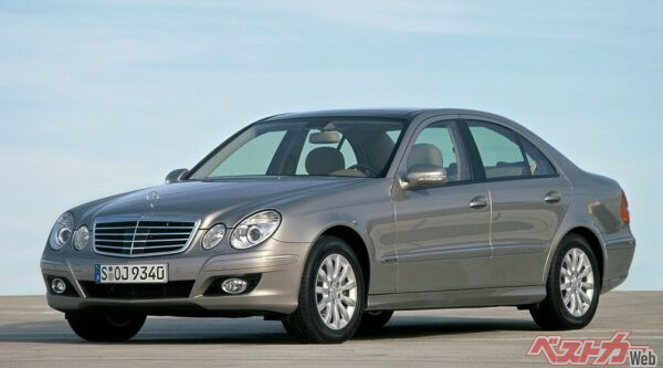 W124型の次にいいと思っているのはこのW211型Eクラス。ディーゼルモデルが特に狙い目