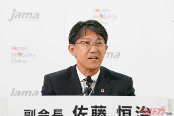 自工会副会長、佐藤恒治氏（トヨタ自動車代表取締役社長）