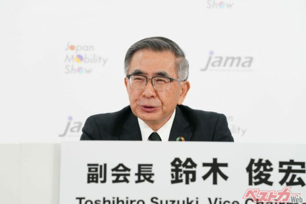 自工会副会長、鈴木俊宏氏 （スズキ代表取締役社長）
