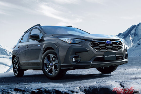 2022年12月に発表されたスバル クロストレック。かつて日本ではXVという車名で販売されていた