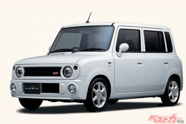 2003年9月に追加されたラパンSS。同年1月にはスポーティーな外観のラパン 特別仕様車バージョンVが設定された