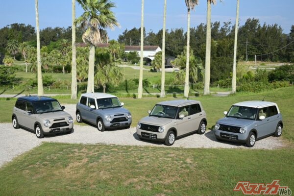 現行のラパン。SSはもうないものの、初代のおしゃれな雰囲気をきちんと踏襲している