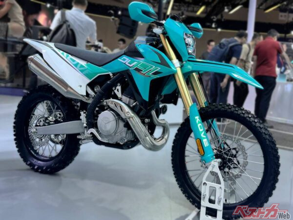 【新車】120kgで47.5PS！KOVE「MX450 DUAL SPORT」登場！ 公道オフ車最強クラスのスペックで来年日本にも上陸だ