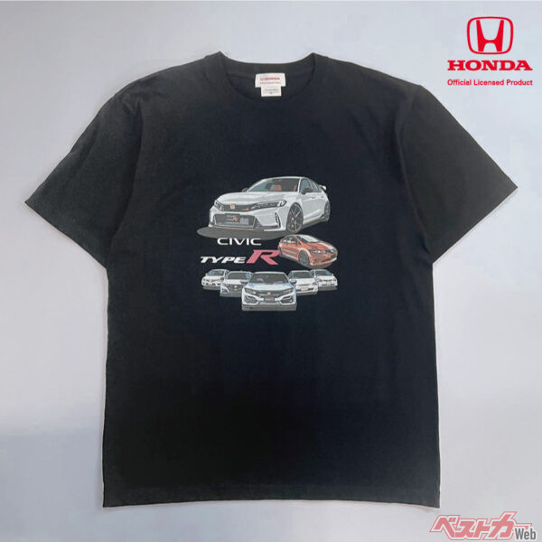 ファン垂涎！　ホンダ「シビックタイプR」公式TシャツがAmazonで登場！　