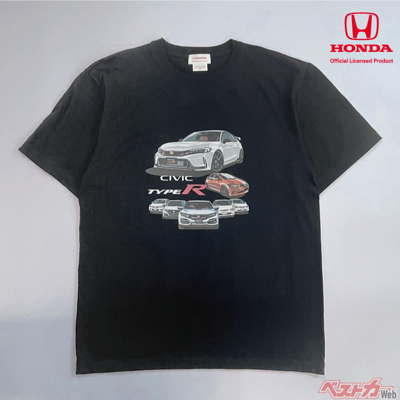 ファン垂涎！ ホンダ「シビックタイプR」公式TシャツがAmazonで登場 