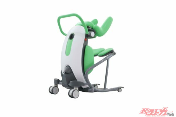 移乗機構付き車いす「Lifmy（リフミィ）」。名前には「Life（暮らし）」「my（私の）」「Lift me（支えて）」の意味が込められている