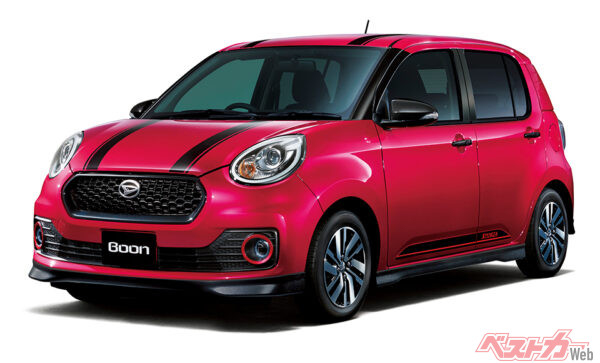 2017年登場のダイハツ ブーン スポルザ リミテッドパッケージ。このカラーリングは……！