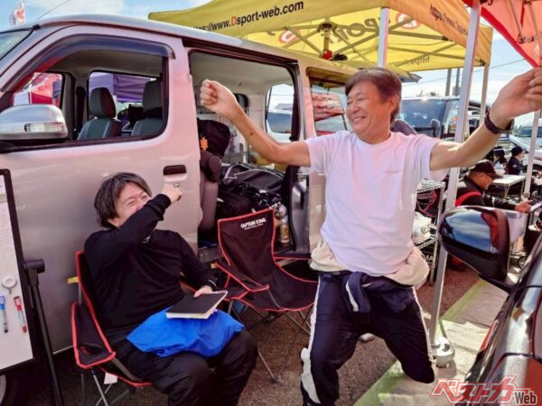 競技は真剣に、でも他は楽しく。それが国沢さんの信条だ。誰もが「こんにちは〜」と立ち寄ってくれるチームでいたい!