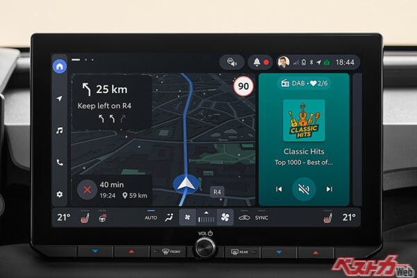 ドライバー好みにカスタマイズすることも可能。よりスマホライクに使えるようになった