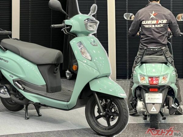 【165cm足つき〇】新型「アドレス125」はレトロ&スポーティーに全面進化していた！ディテール&足つきチェック