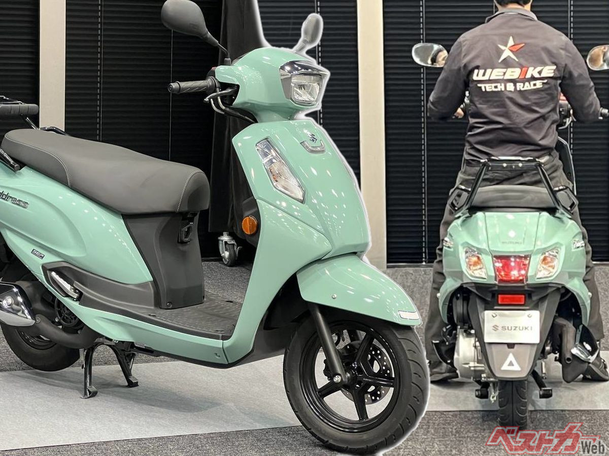 165cm足つき〇】新型「アドレス125」はレトロ&スポーティーに全面進化