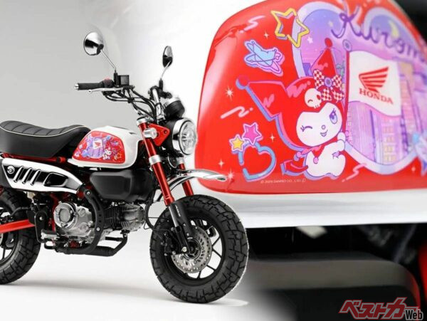 クロミがタンクにやってくる！ モンキー125専用「タンクサイドパネル」受注期間限定で10/31発売