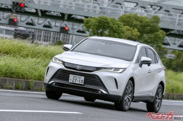 エクストレイルにとっては打倒すべきライバルのハリアー