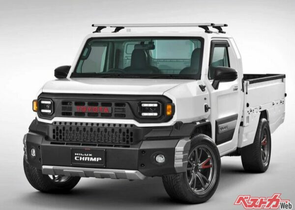 2023年11月からタイで販売されているハイラックスチャンプ。写真はアクセサリー装着車