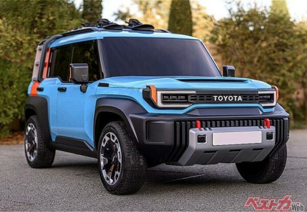 2021年12月にトヨタが発表したコンセプトカーの一台、コンパクトクルーザーEV