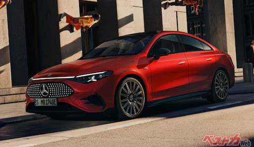 新型CLA（BEV）はジャパンプレミア。参考展示となる