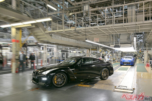 こちらが最後のR35 GT-R。納品先などは一切明かされなかった