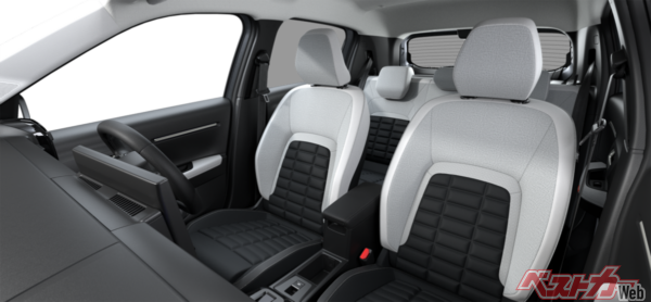 座った瞬間から座り心地のよさが味わえるという「アドバンストコンフォートシート」