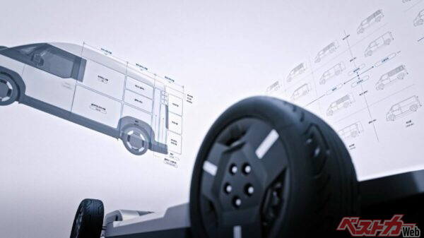 レゴのように組み合わせることで、最大16タイプの派生モデルを展開するPV5。将来的には、さらに革新的なモジュール技術も開発予定だという