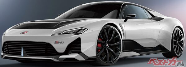 ベストカー編集部が作成したトヨタ GRセリカの予想CG。ジャパンモビリティショー2025でその姿をみることができるか!??