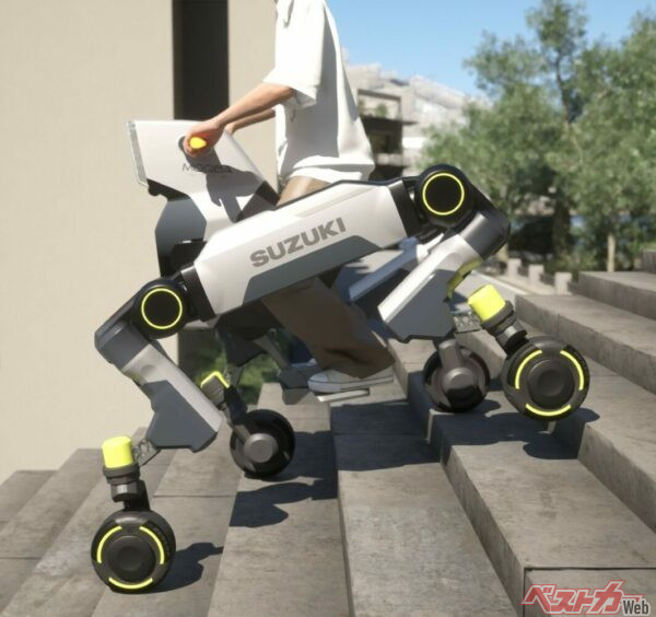 スズキが次世代モビリティが時代を変える！「モクバ2」と「スズライド2」を世界初公開!!　目からウロコ!!!　早く市販してほしい！