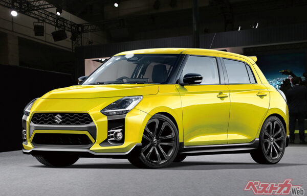 お待ちかねの新型スイフトスポーツがお披露目される!?（ベストカー編集部作成の予想CG）