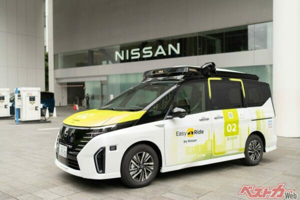 AI技術を活用した「AutoDJ」搭載の自動運転の実証実験車