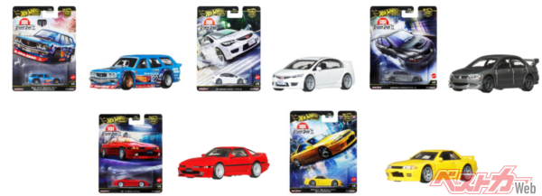 2025年11月から一気に5種が登場！　JDMファンならヨダレものなラインナップ!!