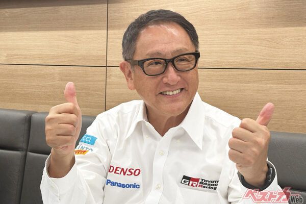 いつもにこやかな豊田章男会長だが言葉ひとつひとつに深い意味が込められている