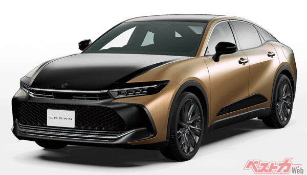 トヨタ クラウンクロスオーバー(2024年4月 一部改良・特別仕様車設定時の公式画像より)