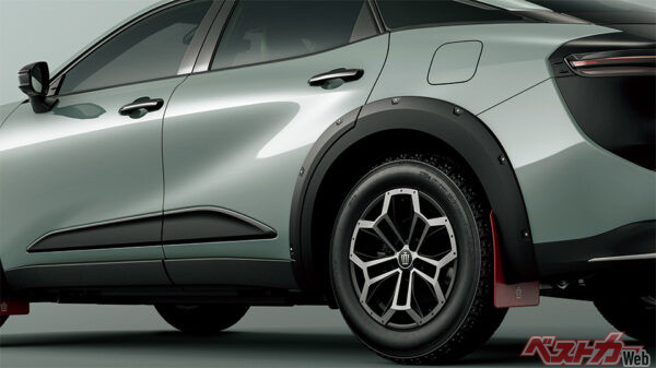 クラウン 特別仕様車 CROSSOVER RS “LANDSCAPE” 最低地上高 約25mmアップ(2024年4月 一部改良・特別仕様車設定時の公式画像より・LANDSCAPEは期間限定車だったため現在は販売されていません)