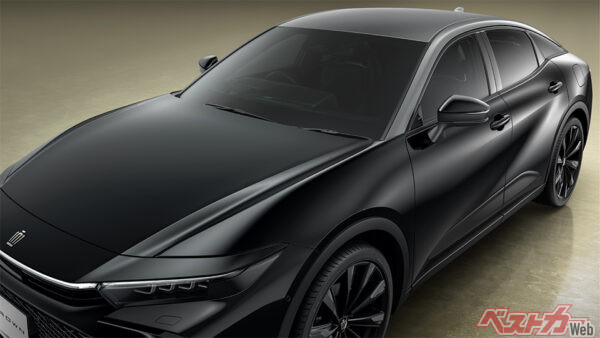 特別設定色（バイトーン）：プレシャスメタル×ブラック（メーカーオプション／2025年4月 クラウン誕生70周年記念特別仕様車設定時の公式画像より）