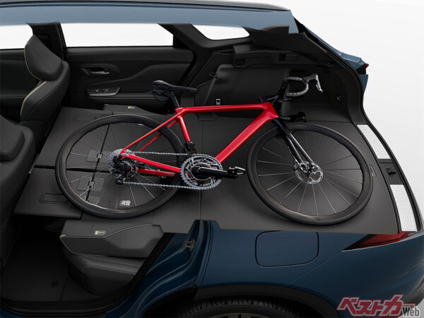 シートアレンジ（フルフラット拡張時・2025年3月 発売開始時の公式画像より）