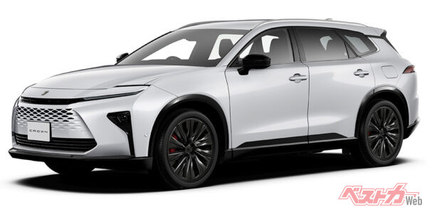トヨタ クラウンエステート RS（プラグインハイブリッド車／プレシャスホワイトパール）〈オプション装着車〉（2025年3月 発売開始時の公式画像より）