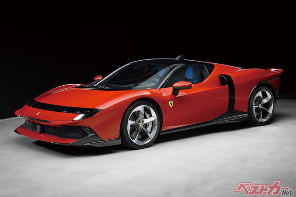 フェラーリ 849テスタロッサ。V12エンジンを搭載しない初めてのテスタロッサとなる