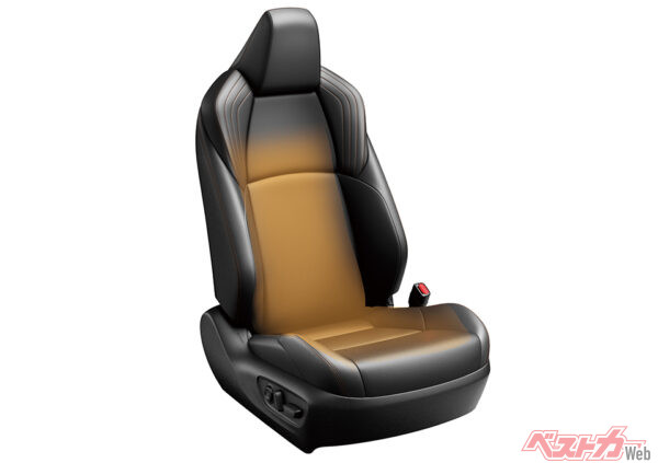 前席シートヒーター(3段階温度設定・2025年6月 一部改良実施および特別仕様車設定時の公式画像より)