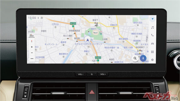 ディスプレイオーディオ（コネクティッドナビ対応）Plus（2025年3月 一部改良実施時の公式画像より）