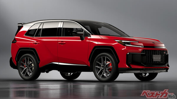 トヨタ RAV4 GR SPORT（プロトタイプ・2025年5月 世界初公開時の公式画像より）