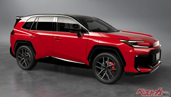 トヨタ RAV4 GR SPORT（プロトタイプ・2025年5月 世界初公開時の公式画像より）