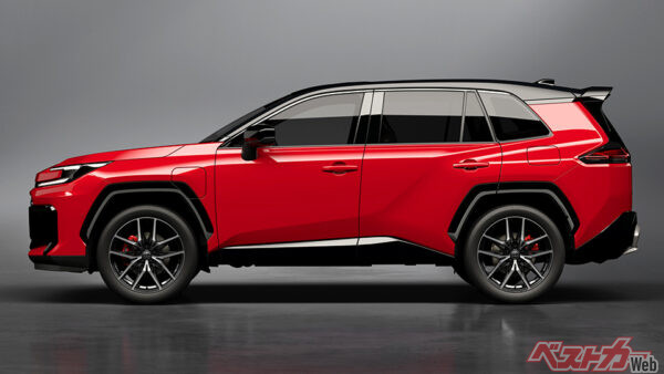 トヨタ RAV4 GR SPORT（プロトタイプ・2025年5月 世界初公開時の公式画像より）