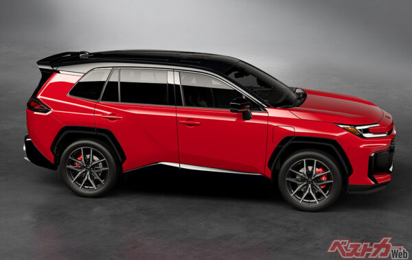 トヨタ RAV4 GR SPORT（プロトタイプ・2025年5月 世界初公開時の公式画像より）