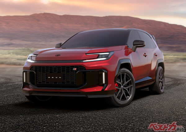 トヨタ RAV4 GR SPORT（プロトタイプ・2025年5月 世界初公開時の公式画像より）