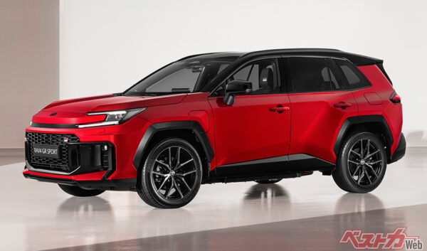 トヨタ RAV4 GR SPORT（プロトタイプ・2025年5月 世界初公開時の公式画像より）