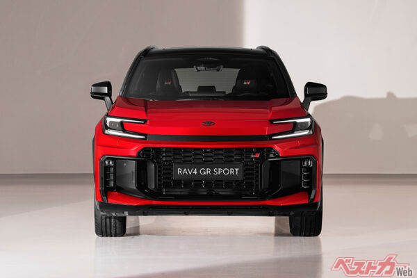 トヨタ RAV4 GR SPORT（プロトタイプ・2025年5月 世界初公開時の公式画像より）
