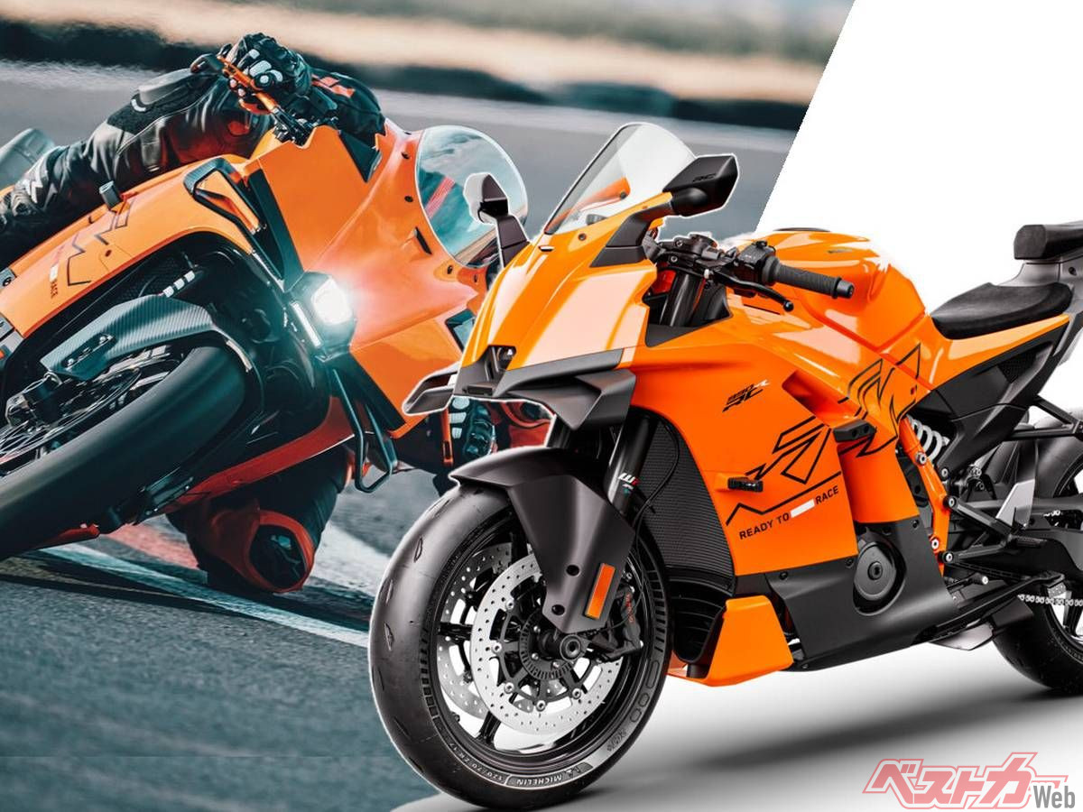KTM「990 RC R」欧州で10月発売！新リッターSSを電撃投入 巨大ウィング
