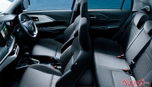 HYBRID MZ_シート（イメージ）（2023年12月 発売開始発表時の公式画像より）