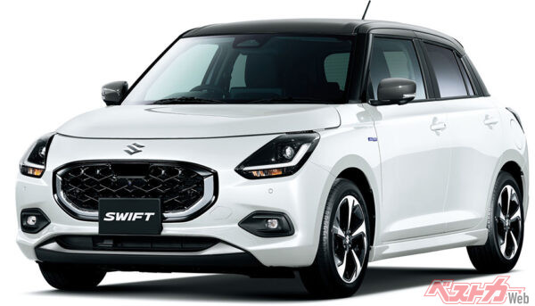 HYBRID MZ_ピュアホワイトパール ガンメタリック2トーンルーフ（2023年12月 発売開始発表時の公式画像より）